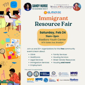 Immigrant Resource Fair Flyer 2 of 2