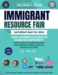 Immigrant Resouece Fair May 2024 Flyer